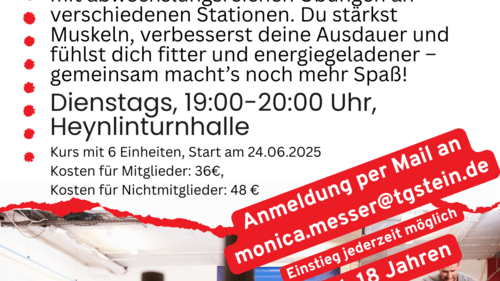 Flyer Zirkeltraining
